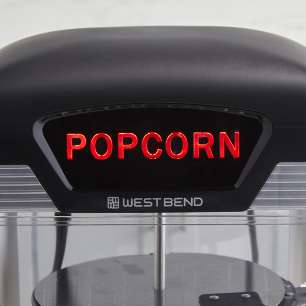West Bend Theater Crazy 4 Qt. Popcorn Machine, In Black & Reviews Wayfair